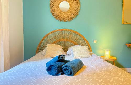 Studio Boho-Chic en hyper-centre de Moulins au calme, confort, Wifi rapide, Parking en face, Arrivée autonome - Foto 12