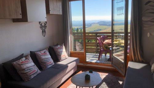 Lama-Gîte-des-Puys T3 Lamadalet, vue sud, terrasse, parking privé - Photo 4