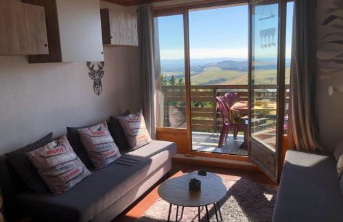 Lama-Gîte-des-Puys T3 Lamadalet, vue sud, terrasse, parking privé - Photo 4