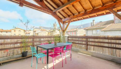 Gîte La Terrasse, 4 chambres, 10 pers, Centre Ville - Foto 4
