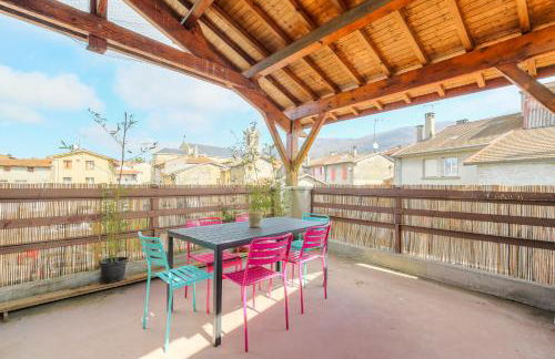 Gîte La Terrasse, 4 chambres, 10 pers, Centre Ville - Foto 4