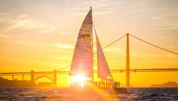 San Francisco Bay Katamaranfahrt bei Sonnenuntergang - Foto 5