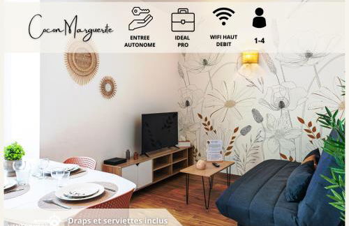 Cocon Marguerite - Appartement cosy - Idéal pro et cyclistes - Foto 1