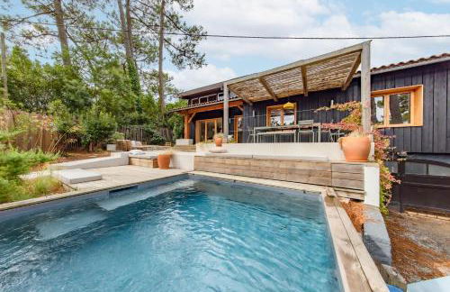 Villa Cap-Ferret, vue bassin-pinède - Foto 27