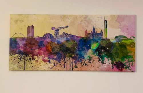 Modern 2 Bed Apartment, Close to Gla Airport & M8 - Foto 8