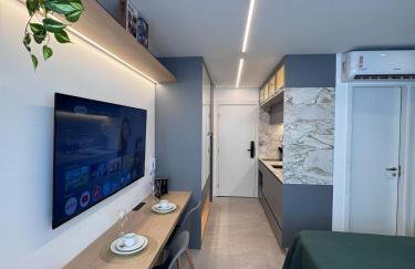 Luxury Studio Paulista Rooftop Pool 5min Metro - Foto 32