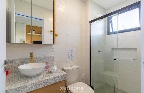 Estadia tranquila e completa em prédio com piscina – VPD - Foto 25