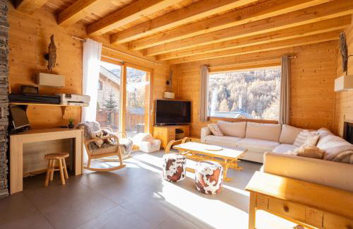 Chalet La Tanière 14 Pers - piscine chauffée et sauna - Vars Saint Marcellin - Foto 8