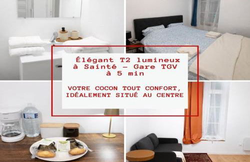 Zeus de Saint-Etienne- Elegant T2 TGV à 5min - Foto 1