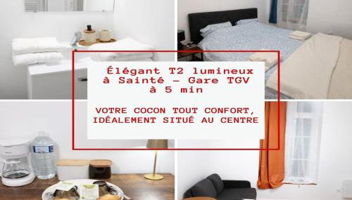 Zeus de Saint-Etienne- Elegant T2 TGV à 5min - Foto 1