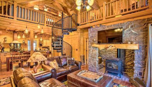 Luxury Mountain Cabin with Furnished Deck and Views! - Foto 1