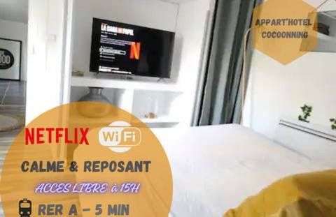 Appart' Studio cooconing - Champs Elysées - NETFLIX - Foto 3
