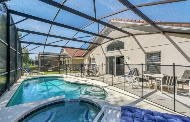 Blue Spa Private Pool Home With Game Room! 4 Bedroom Villa - Foto 28