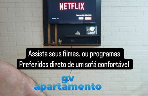 Flat de 2 quartos com AR na área central de GV com conzinha completa-garagem-wifi-Bom p grupos ou familias ou empresas - Foto 16