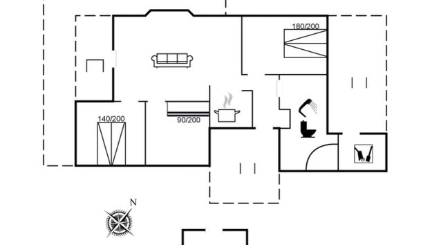 "Swale" - 500m from the sea - Foto 2, Floorplan