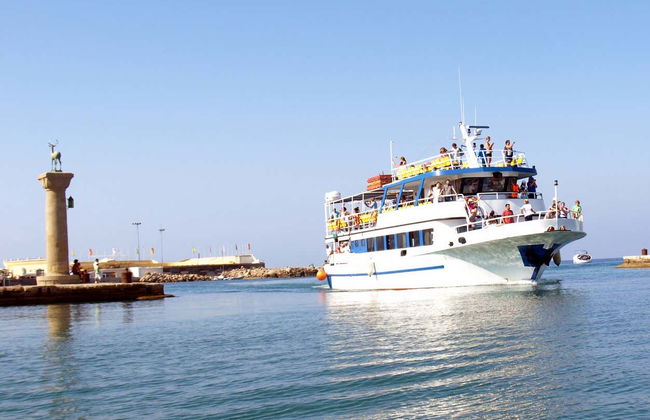Balade en bateau le long des plages de Rhodes - Photo 8