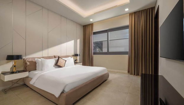 8BR Beachfront Eden: Luxury Events & Getaways - Foto 5, Habitación