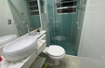 Santos - Gonzaga - Apartamento completo 1 quadra da praia - Foto 22