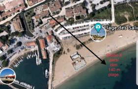 Grand Studio aux Salins - climatisation - terrasse - 90m de la mer - Foto 26