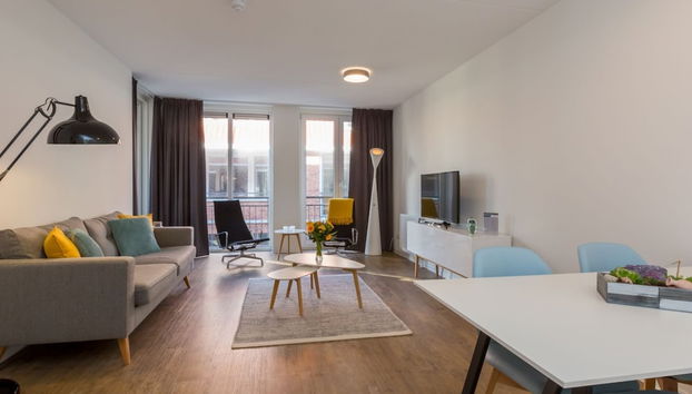 Modern Beach Apartment Zoutelande - Foto 4, Sala de estar