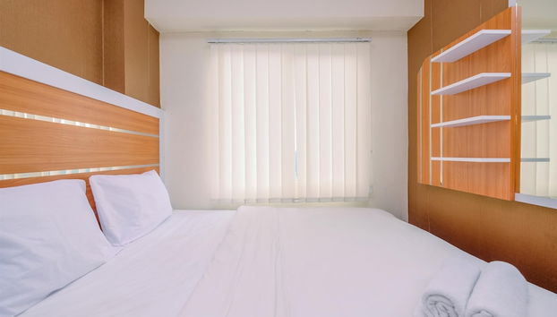 Minimalist 1BR with Extra Room Podomoro Golf View Apartment - Photo 2, Chambre