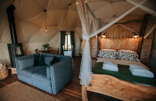 Dome Meadow 1 with Outdoor Tub At Tapnell Farm - Foto 2