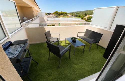 Studio cosy climatisé avec piscine parking Centre de Brignoles - Foto 2