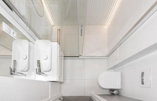 Apartament Bielany 3 min from metro with 5-meals per day diet catering, air conditioning and free parking - Foto 9