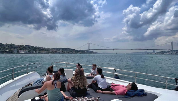 Relajándonos en la travesía