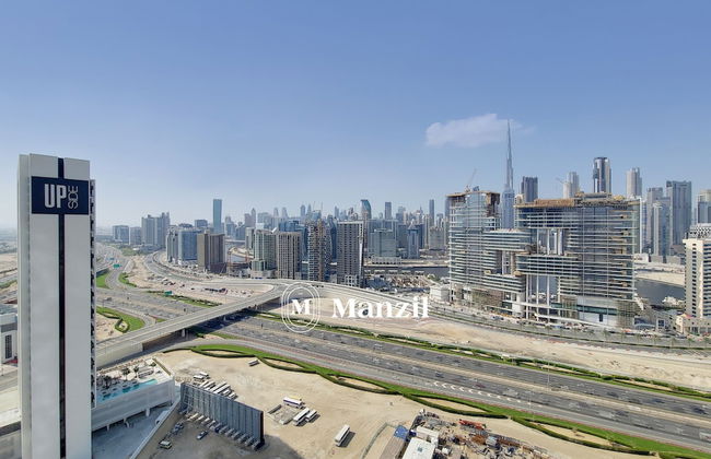 Manzil - Cozy 1BR in Paramount w Burj Khalifa View - Photo 17