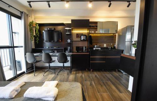 Studio for 02 guests WIFI 300MB air conditioner only twoo minutes of subway station LUZ SP - Foto 1