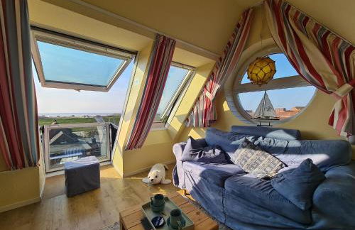 Ferienwohnung Inselblick Norddeich mit Meerblick - Foto 13