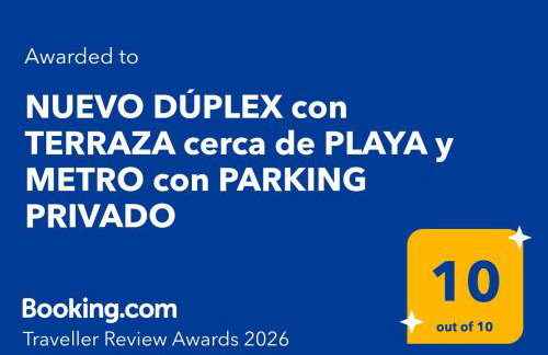 NUEVO DÚPLEX con TERRAZA cerca de PLAYA y METRO con PARKING PRIVADO - Foto 33