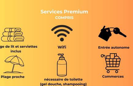 Idéal couple ! Le Nid du Bourg - Proche plage et commerces - serviettes de toilette & linge de lit compris - Photo 9