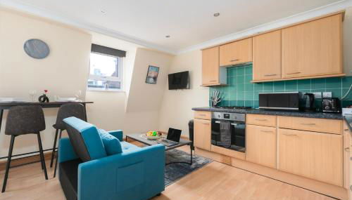 Studio Flat near Old Street With Balcony Suit Couple Sleeps 3 - Foto 3, stove, toaster