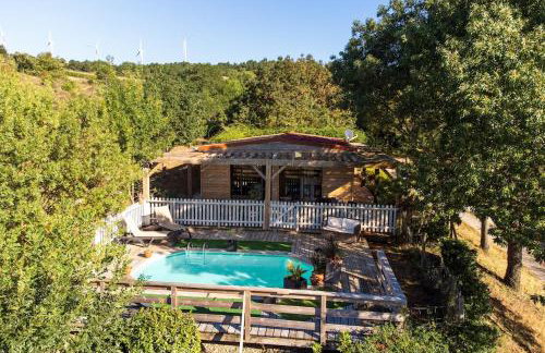 Lodge milieu - Piscine privée Terrasse - - Foto 14