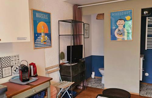 Studette indépendante et coquette avec terrasse sur jardin - Foto 7