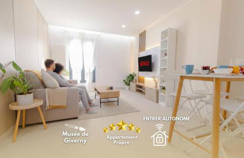 La cosy - Moderne - Pro ou couple av Enfants - Entrer autonome -Les Bonn'appartts-sur-Seine - Foto 1