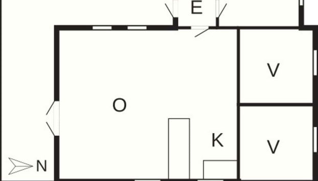 Classy Holiday Home in Ålbæk near Sea - Foto 2, Plano