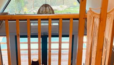 Chalés Luna in rio A-Frame Romântica no Gerês com vista Rio - Foto 1