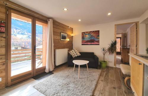 Private terrace, cosy appartement, ideal couple, bbq,relax, welcome, near La Clusaz, Grand Bornand, Annecy and lake, many sports and entertainment activities summer and winter - Foto 7