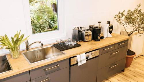 The Cozy Studio Apartment Lauf - Foto 2, stove, toaster, minibar