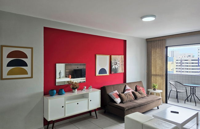 Apartamento na Ponta Verde, WiFi Rápida e Piscina no topo - Foto 9