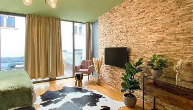 Exklusives Leipzig City Apartment Nature - Foto 4, Habitación