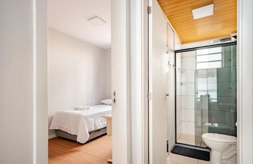 Apto Térreo Completo com Ar Cond para 5 Hóspedes Próximo a Florianópolis - Foto 12