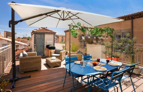 La Terrasse Tapaja Vue ConciergerieDameCarcas - Foto 1