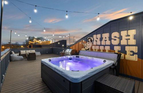 Twin Homes Hot Tub Rooftop Game Zone at Nashville - Foto 70