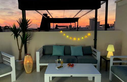 Higuericas Costa 412 - Rooftop terrace and pool view 300 m from beach - Foto 1