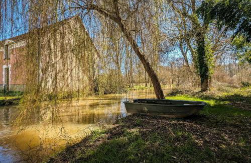 Moulin de Charme au Cœur du Berry, Proche Étang et Châteaux - FR-1-591-769 - Foto 13