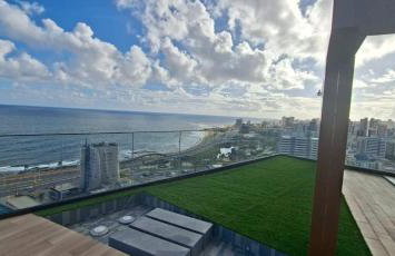 Studio Salcity - Piscina no rooftop com vista mar - Foto 23